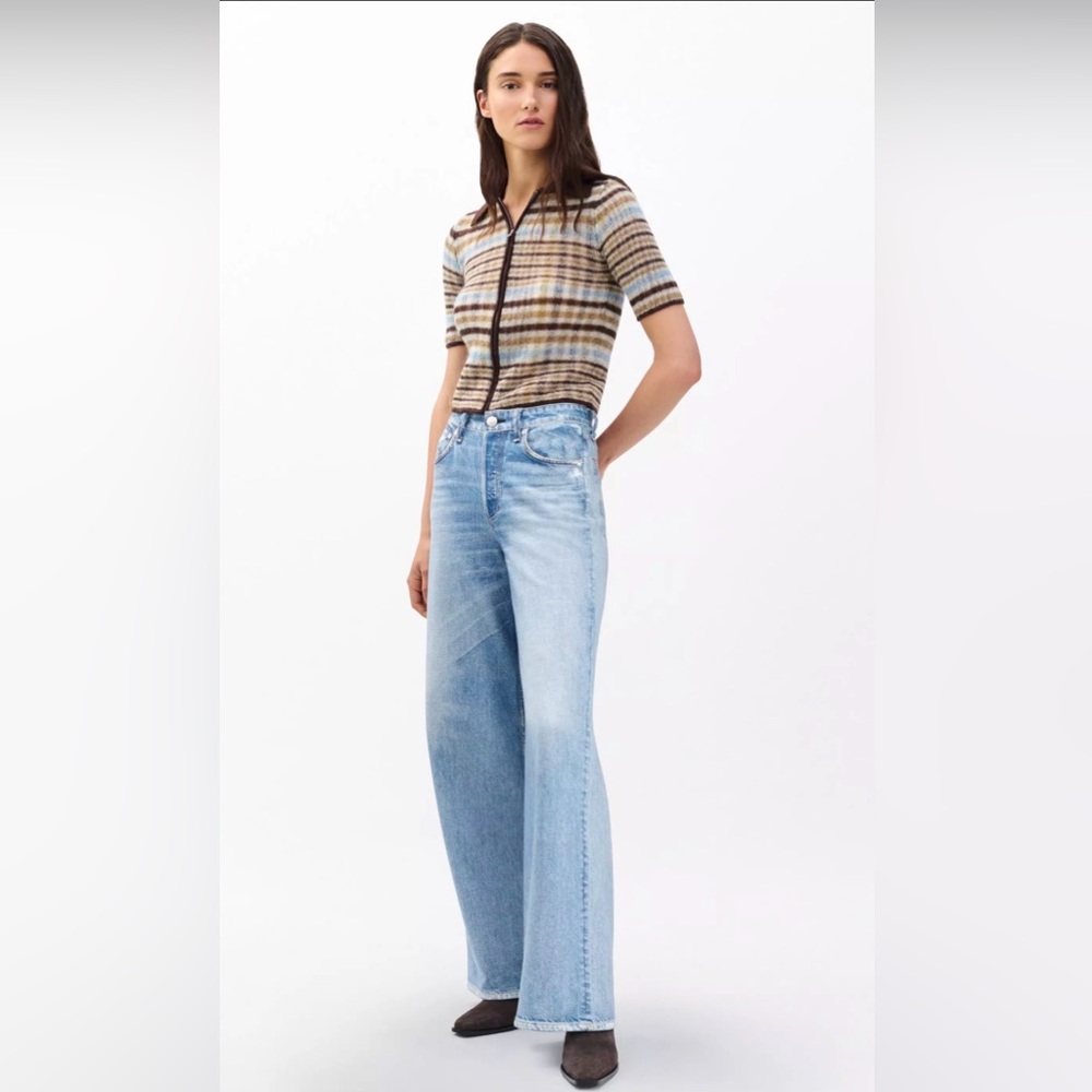 NWT ✨Rag & Bone Miramar Terry Sofie Wide-Leg Pants 🔹Raily 🔹Size 25